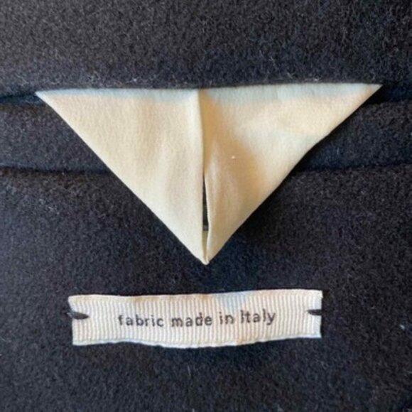 Aritzia Wilfred NWOT Cocoon Coat Wool Cashmere Mid Length Black Size XS PERFECT - Picture 10 of 14